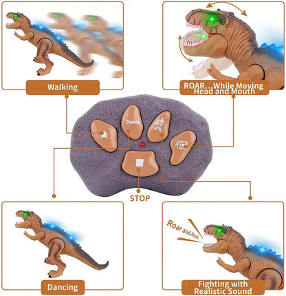 Fun Remote Control Walking Dinosaur Toy