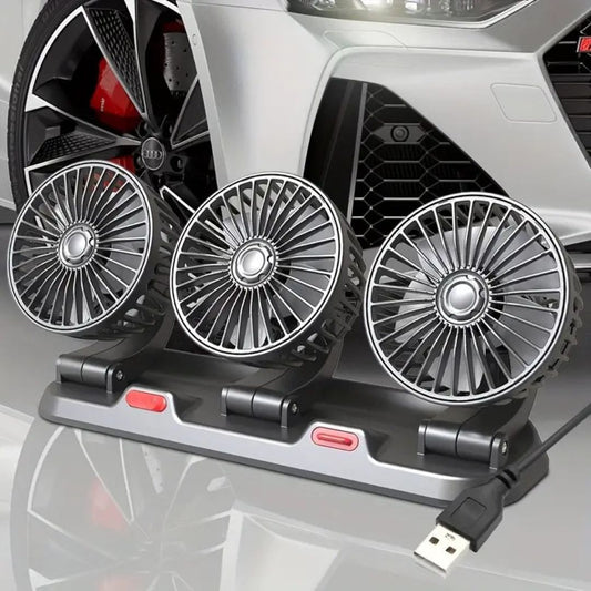 3 Heads Folding Fan