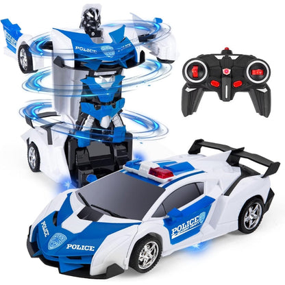 Fun 2-in-1 RC Transforming Car Toy for Boys