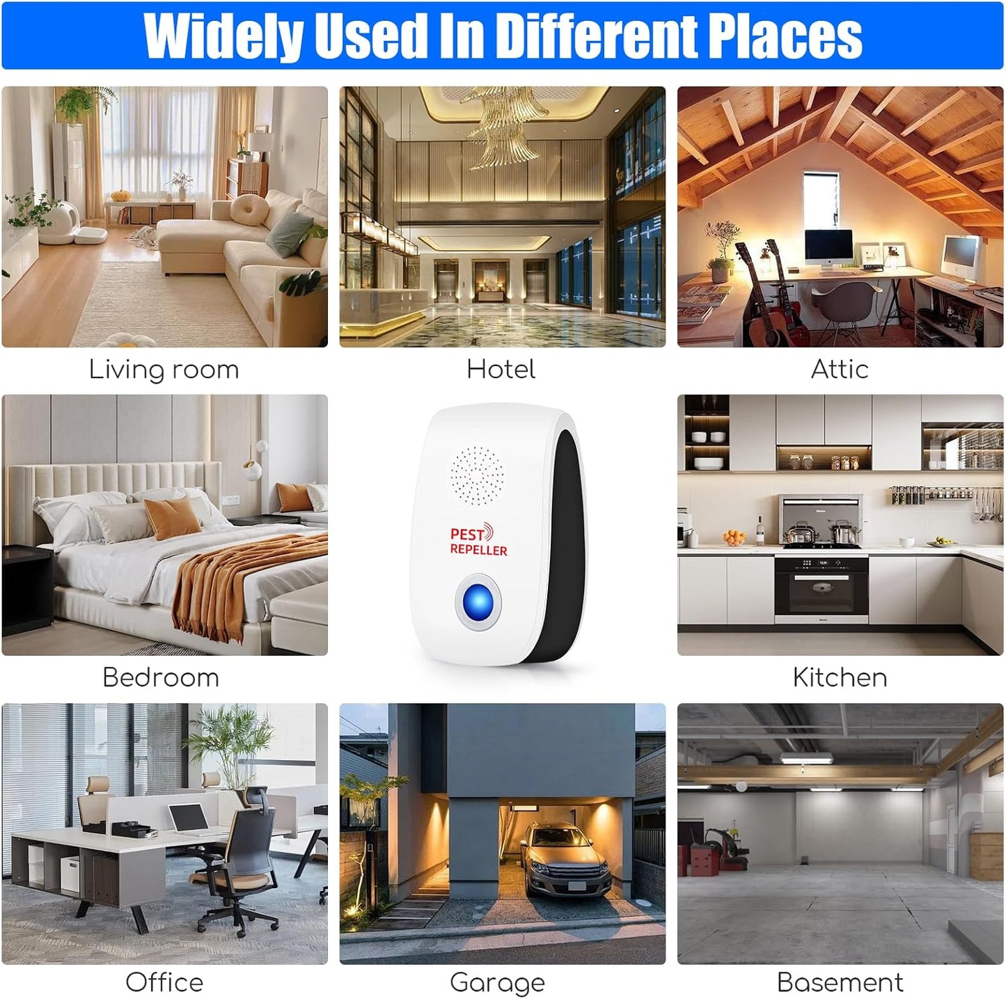 Electronic Mouse Repellent Plug-In Pest Control Device