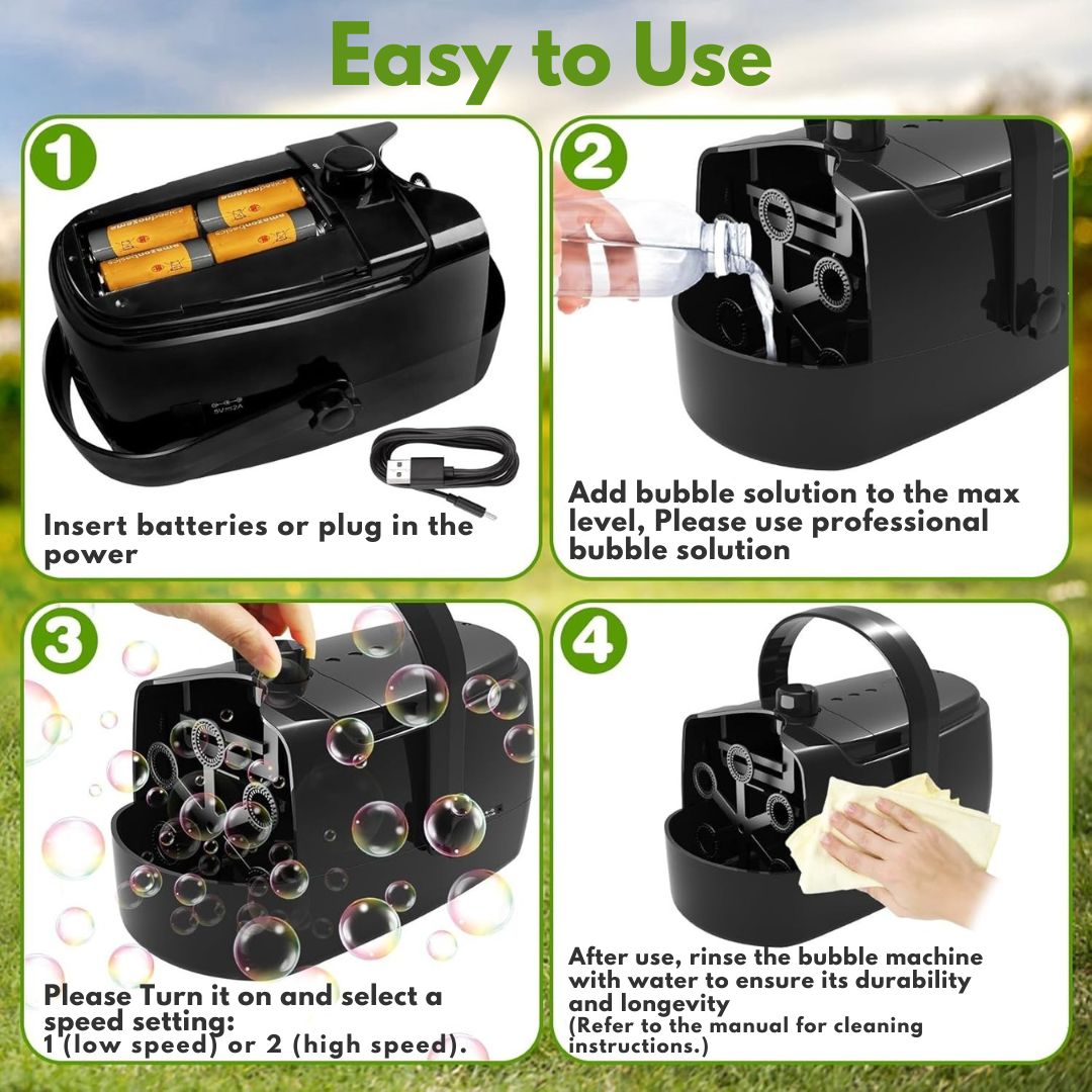 Automatic Bubble Machine