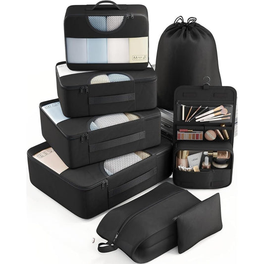 8 Set Packing Cubes for Travel