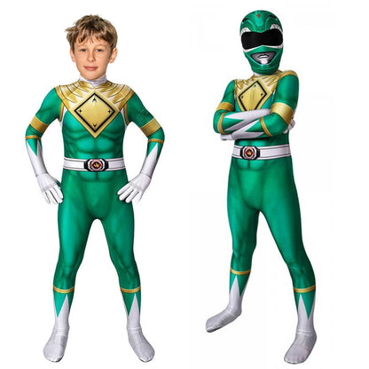 Kids Superhero Costume Jumpsuit with Mask