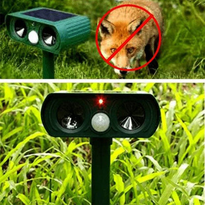 Outdoor Motion Sensor Animal Repeller for Garden Protection