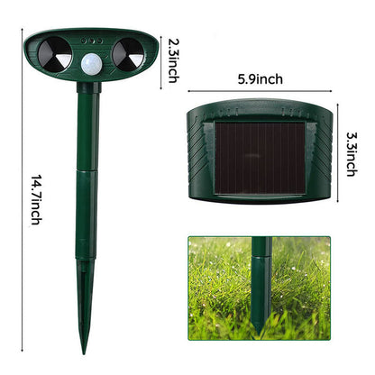 Outdoor Motion Sensor Animal Repeller for Garden Protection