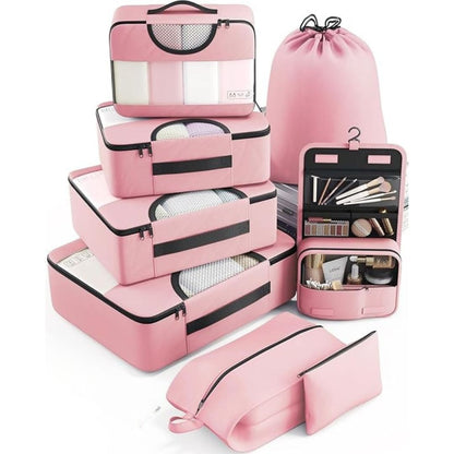 8 Set Packing Cubes for Travel