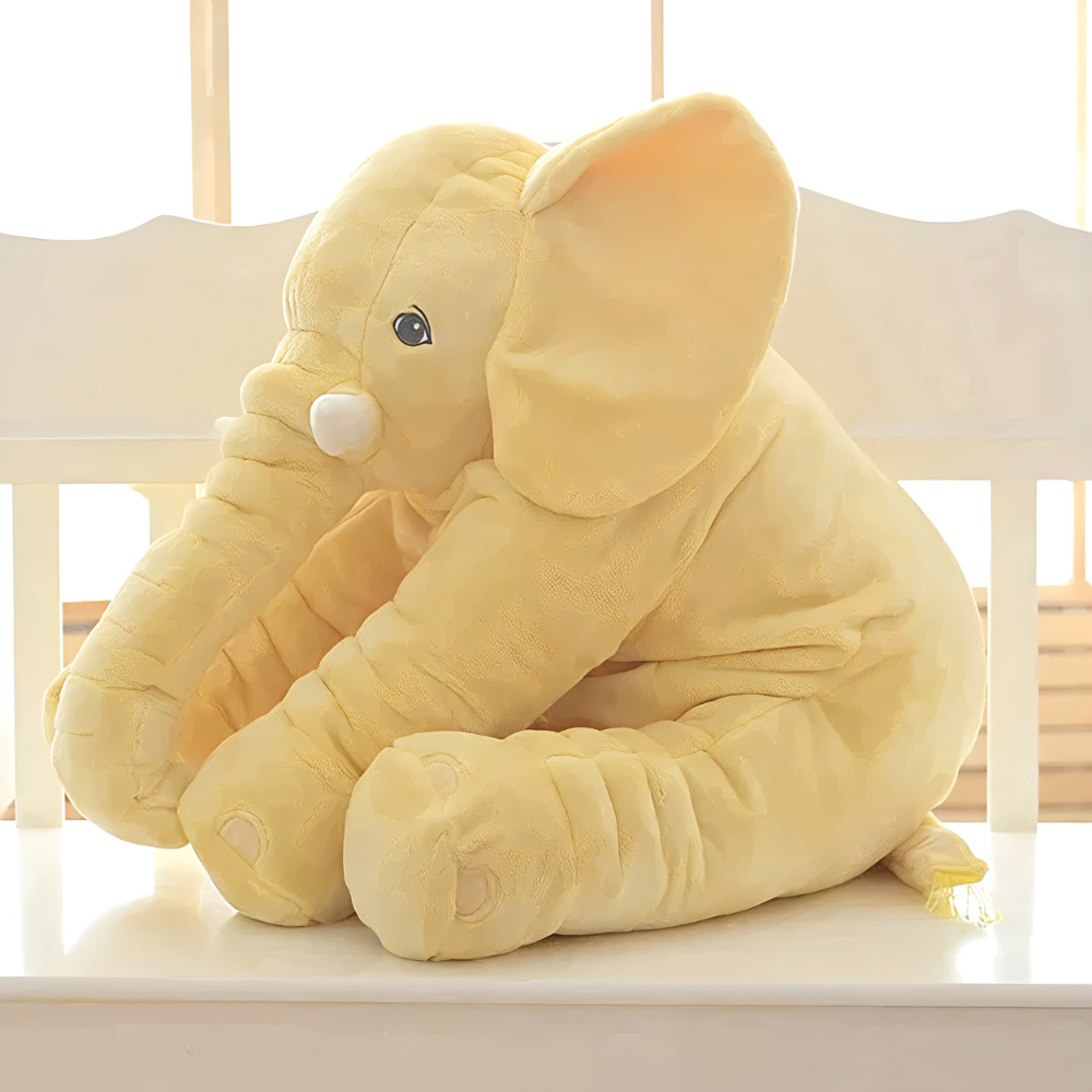 Soft Baby Elephant Cushion Nursery Pillow Gift Set