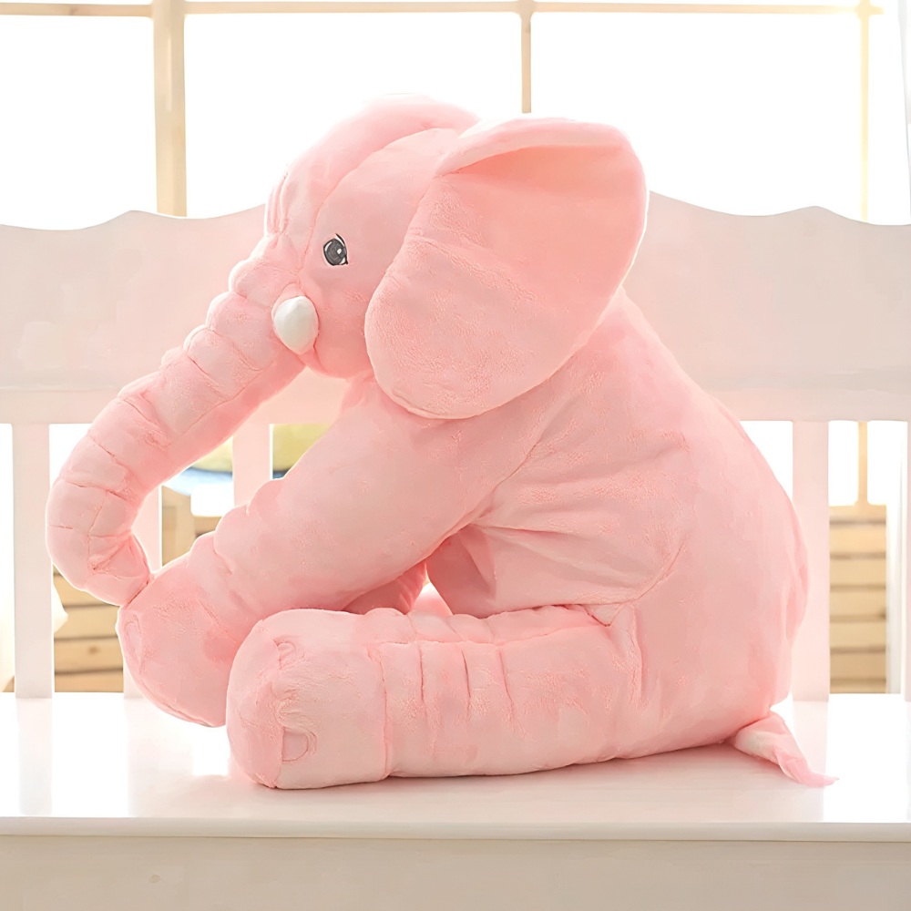 Soft Baby Elephant Cushion Nursery Pillow Gift Set