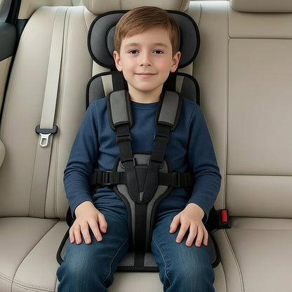 Compact Child Car Booster Seat - Safe Travel Harness
