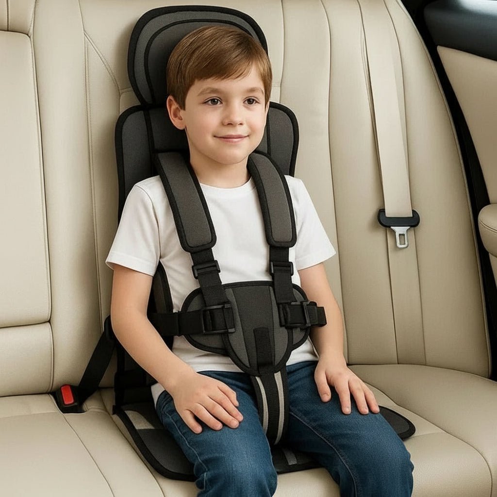 Compact Child Car Booster Seat - Safe Travel Harness