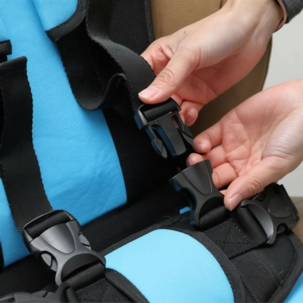 Compact Child Car Booster Seat - Safe Travel Harness