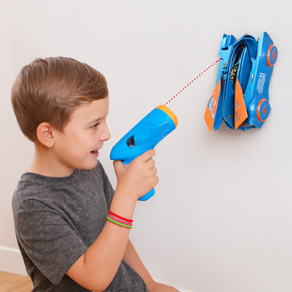 Fast RC Wall Crawler LED Stunt Car Toy for Kids