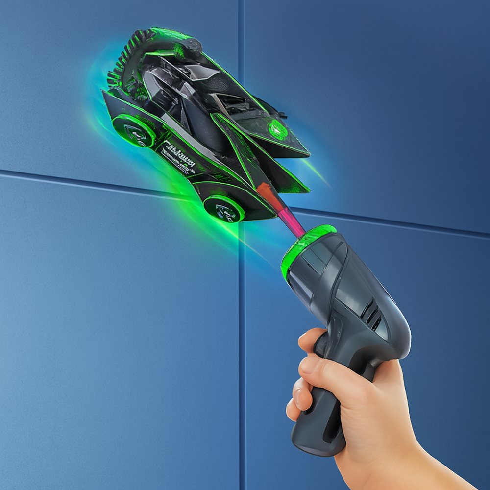 Fast RC Wall Crawler LED Stunt Car Toy for Kids