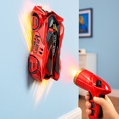 Fast RC Wall Crawler LED Stunt Car Toy for Kids