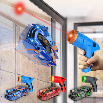 Fast RC Wall Crawler LED Stunt Car Toy for Kids