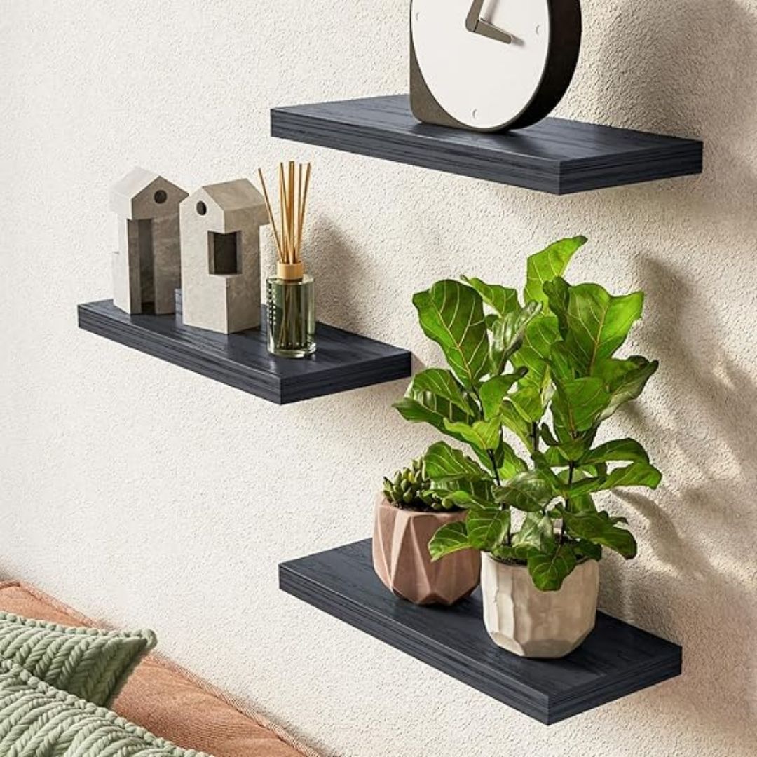 3Pcs Floating Shelves for Wall